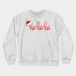 Ho Ho Ho - Santa hat - Christmas Crewneck Sweatshirt